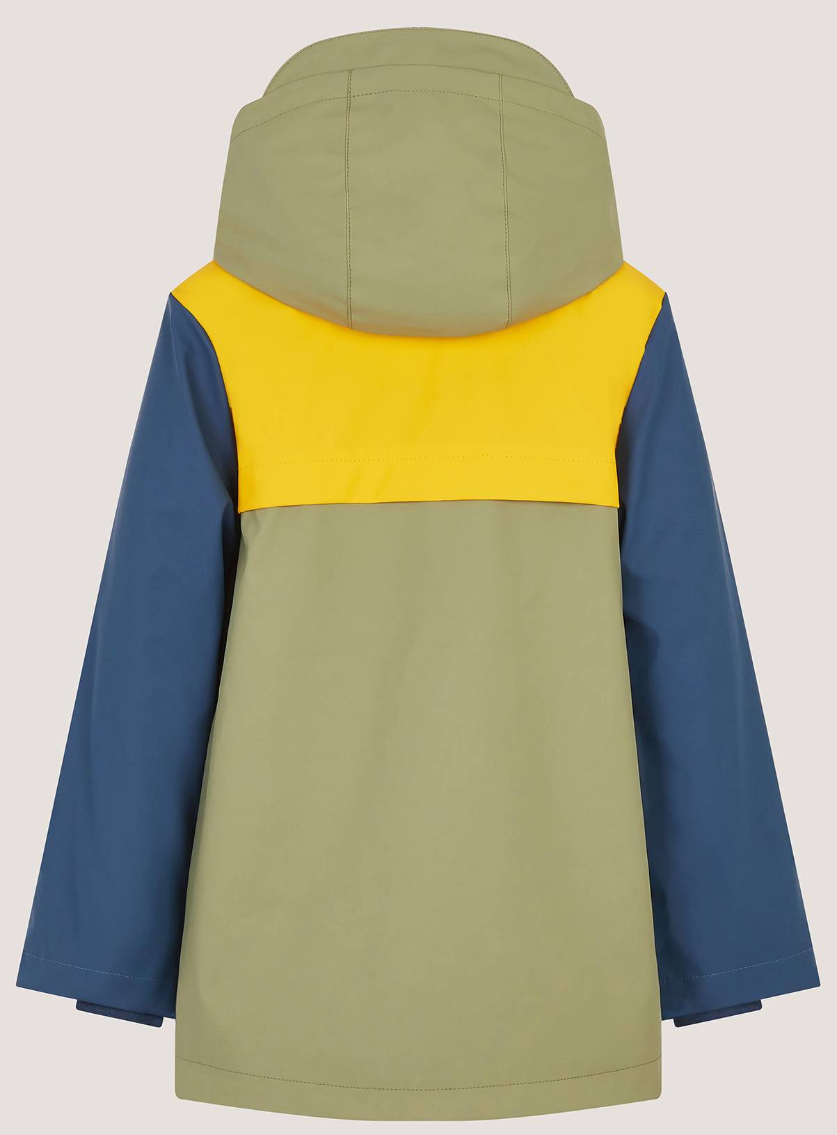 MONSOON Water Resistant Colourblock Rain Jacket 3-4 Years - Image 3
